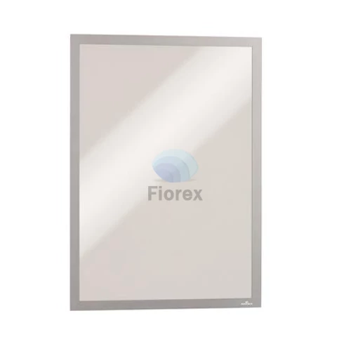 Infokeret, A3, mágneses, DURABLE "DURAFRAME® MAGNETIC", ezüst - 5db