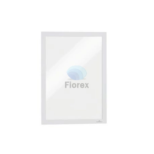 Infokeret, A4, öntapadó háttal, DURABLE "DURAFRAME®", fehér - 2db