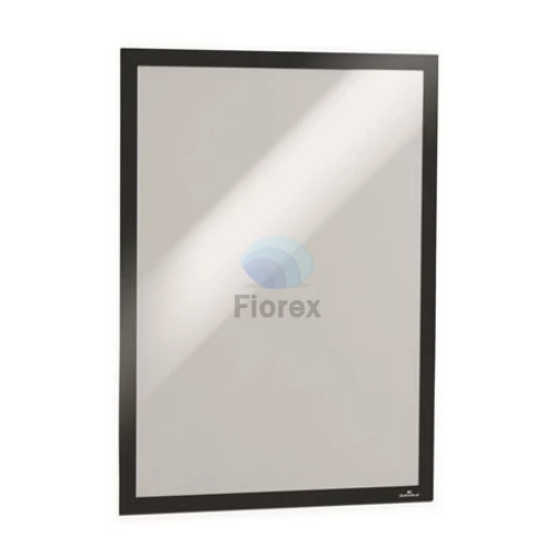 Infokeret, A3, öntapadó háttal, DURABLE "DURAFRAME®", fekete - 2db