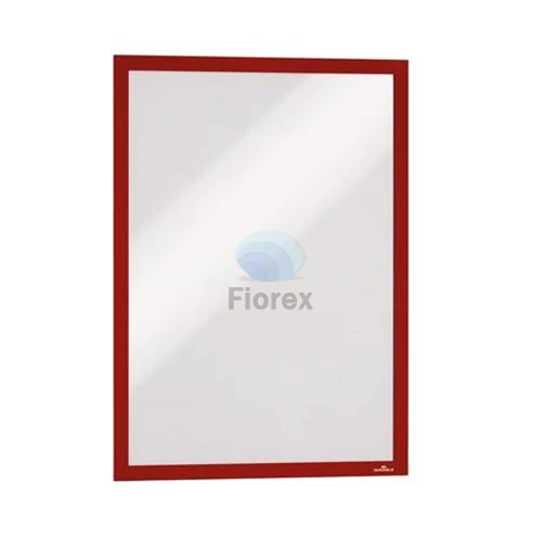 Infokeret, A3, öntapadó háttal, DURABLE "DURAFRAME®", piros - 2db