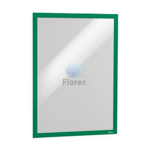 Infokeret, A3, öntapadó háttal, DURABLE "DURAFRAME®", zöld - 2db