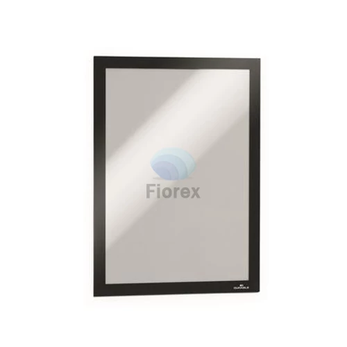 Infokeret, A4, öntapadó háttal, DURABLE "DURAFRAME®", fekete - 10db