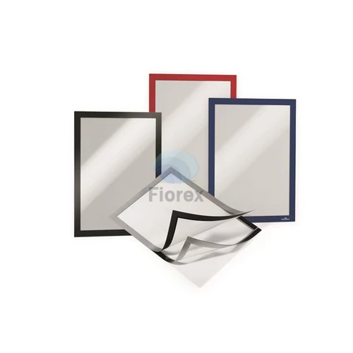 Infokeret, A4, öntapadó háttal, DURABLE "DURAFRAME", kék