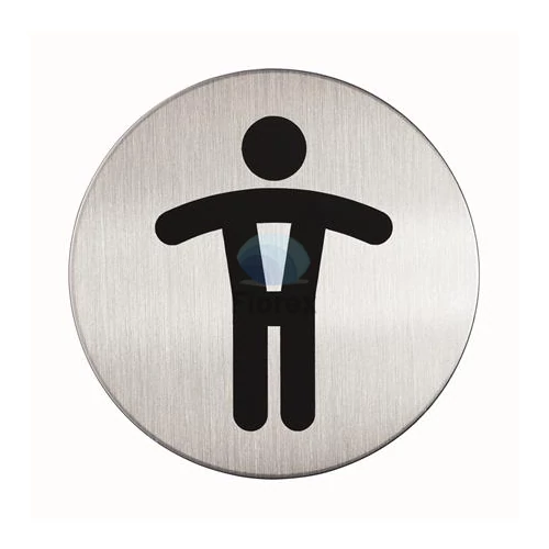 Információs piktogram, öntapadó, DURABLE "Férfi WC"