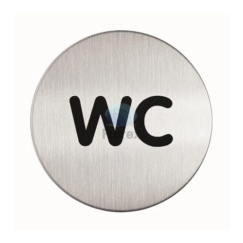 Információs piktogram, öntapadó, DURABLE "WC"