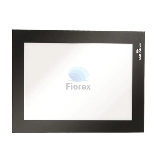 Infokeret, A6, mágneses, DURABLE "DURAFRAME MAGNETIC", fekete - 5db