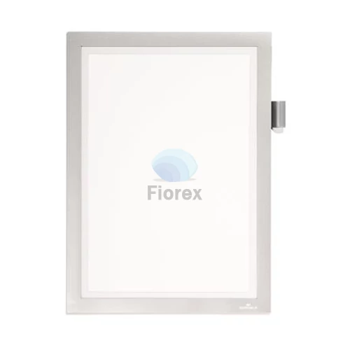 Infokeret, A4, öntapadó, jegyzetelhető, DURABLE DURAFRAME® "NOTE", ezüst