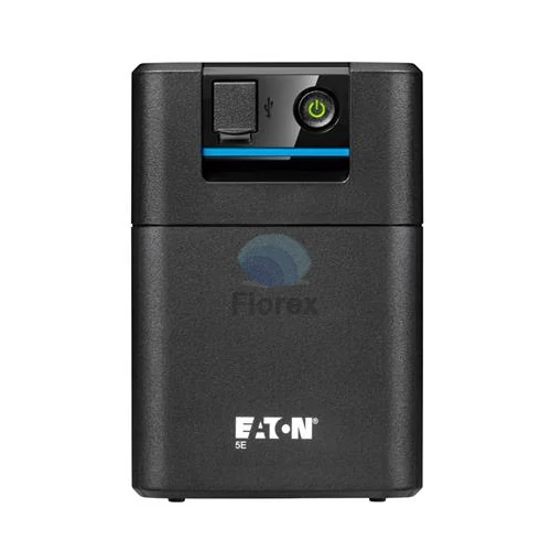 Szünetmentes tápegység, 900VA, 230V, USB, AVR, torony, EATON "5E900UD"