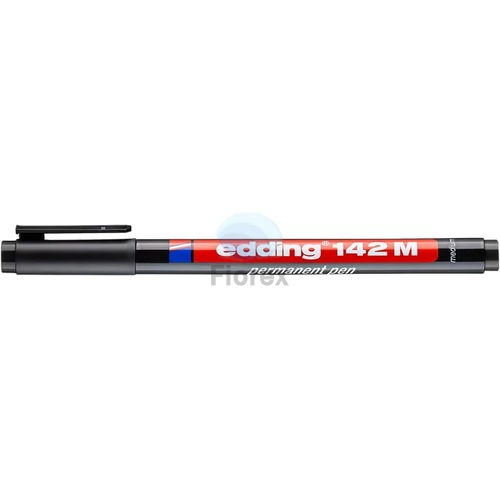 Alkoholos marker, OHP, 1 mm, EDDING "142 M", fekete