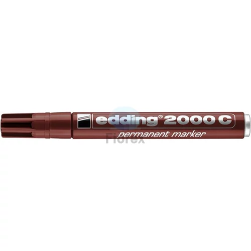 Alkoholos marker, 1,5-3 mm, kúpos, EDDING "2000", barna