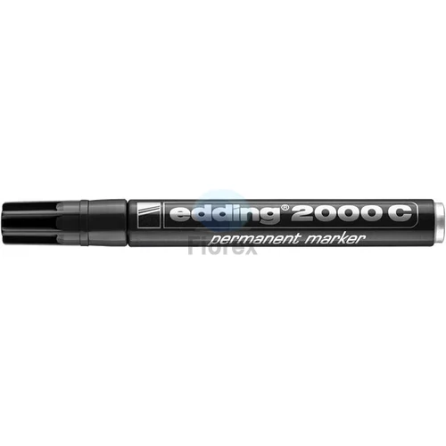 Alkoholos marker, 1,5-3 mm, kúpos, EDDING "2000", fekete