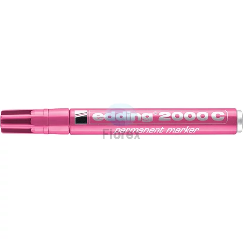 Alkoholos marker, 1,5-3 mm, kúpos, EDDING "2000", rózsaszín