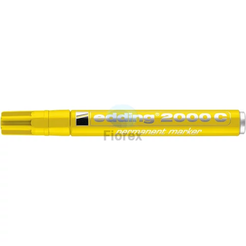 Alkoholos marker, 1,5-3 mm, kúpos, EDDING "2000", sárga