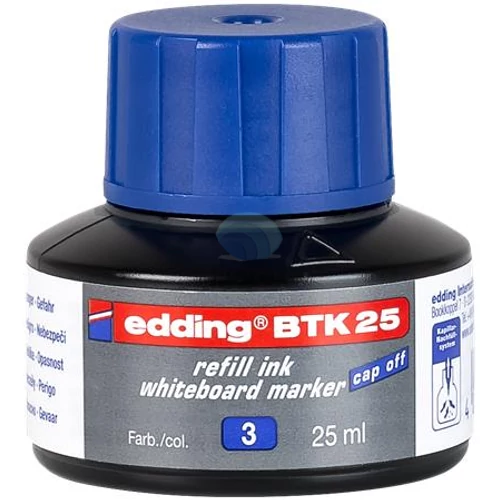 Utántöltő tábla- és flipchart markerhez, EDDING "BTK 25", kék