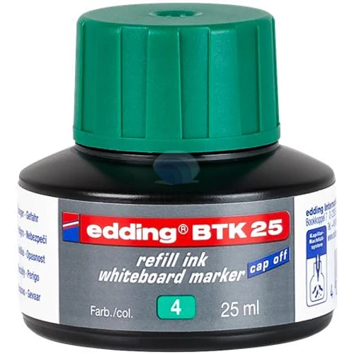Utántöltő tábla- és flipchart markerhez, EDDING "BTK 25", zöld