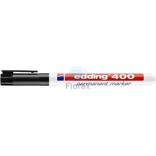 Alkoholos marker, 1 mm, EDDING "400", fekete