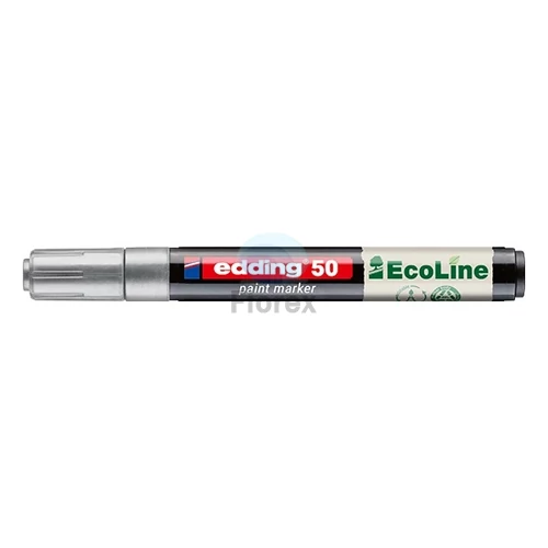 Lakkmarker, 2-3 mm, EDDING "50", ezüst