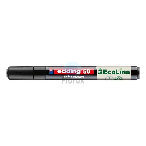 Lakkmarker, 2-3 mm, EDDING "50", fekete