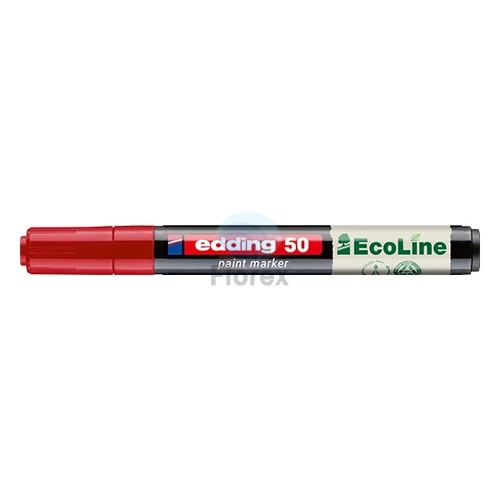 Lakkmarker, 2-3 mm, EDDING "50", piros