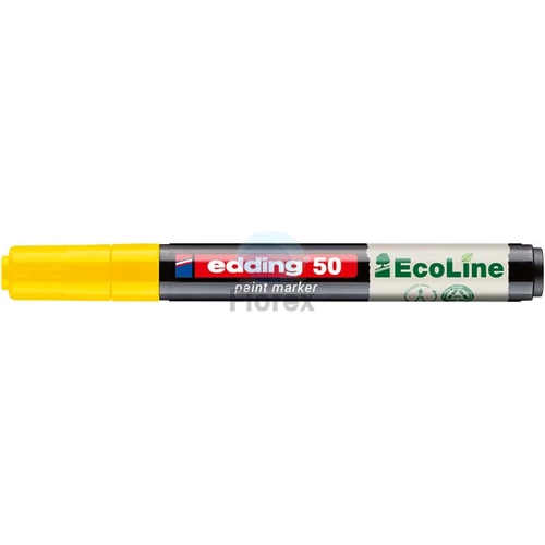 Lakkmarker, 2-3 mm, EDDING "50", sárga