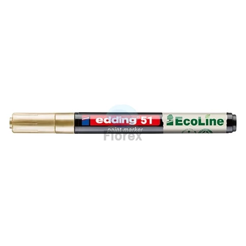Lakkmarker, 1-2 mm, EDDING "51", arany