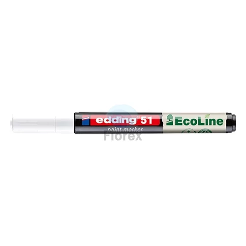 Lakkmarker, 1-2 mm, EDDING "51", fehér