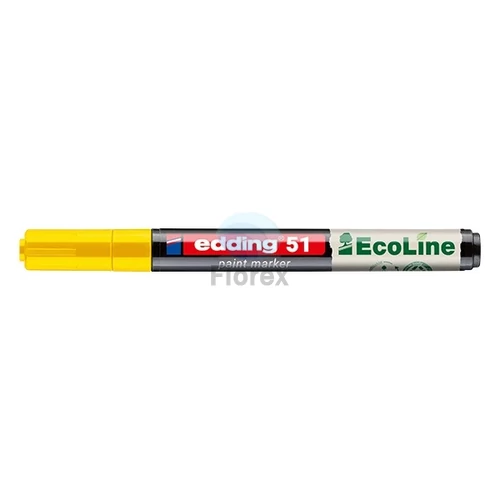 Lakkmarker, 1-2 mm, EDDING "51", sárga