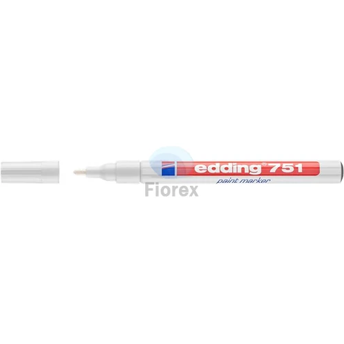 Lakkmarker, 1-2 mm, EDDING "751", fehér