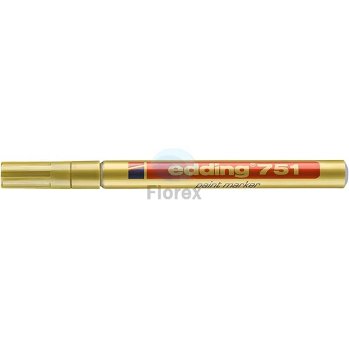 Lakkmarker, 1-2 mm, EDDING "751", arany