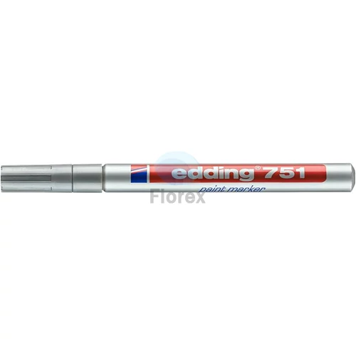 Lakkmarker, 1-2 mm, EDDING "751", ezüst