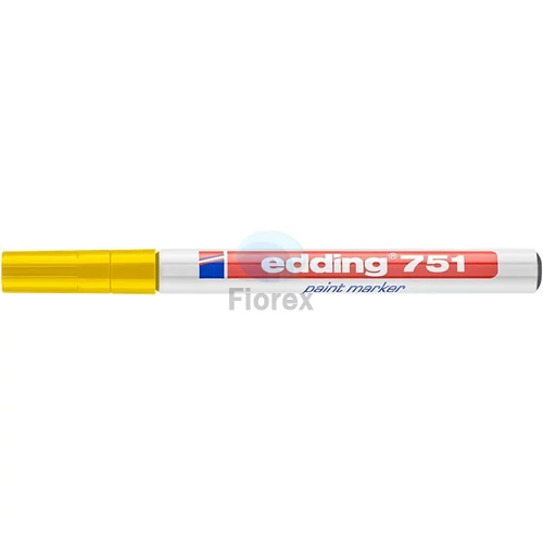Lakkmarker, 1-2 mm, EDDING "751", sárga