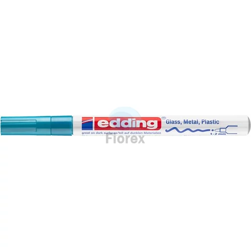 Lakkmarker, 1-2 mm, EDDING "751", világoskék