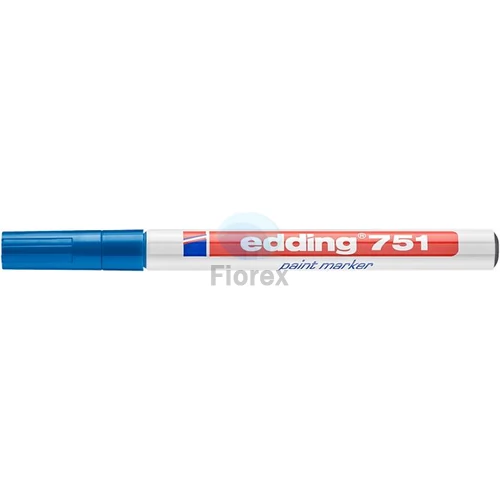 Lakkmarker, 1-2 mm, EDDING "751", sötétkék