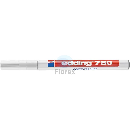 Lakkmarker, 0,8 mm, EDDING "780", fehér