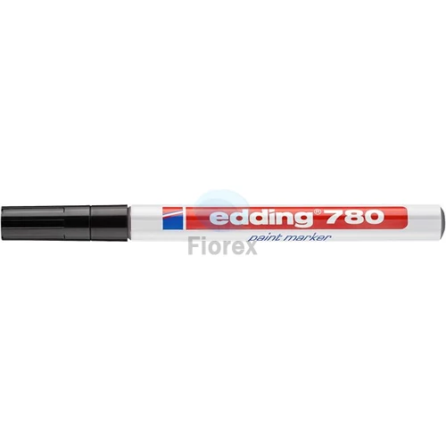 Lakkmarker, 0,8 mm, EDDING "780", fekete