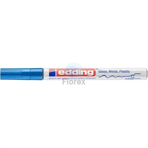 Lakkmarker, 0,8 mm, EDDING "780", kék