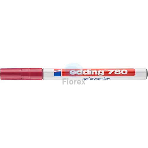 Lakkmarker, 0,8 mm, EDDING "780", piros