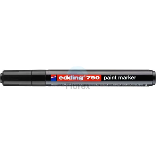 Lakkmarker, 2-3 mm, EDDING "790", fekete