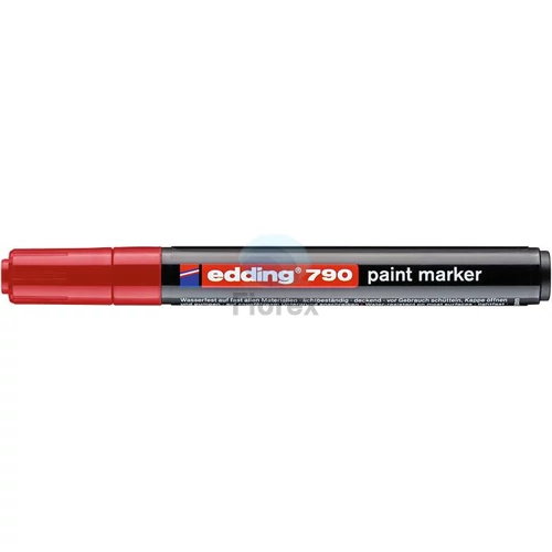 Lakkmarker, 2-3 mm, EDDING "790", piros