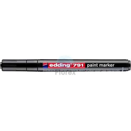 Lakkmarker, 1-2 mm, EDDING "791", fekete