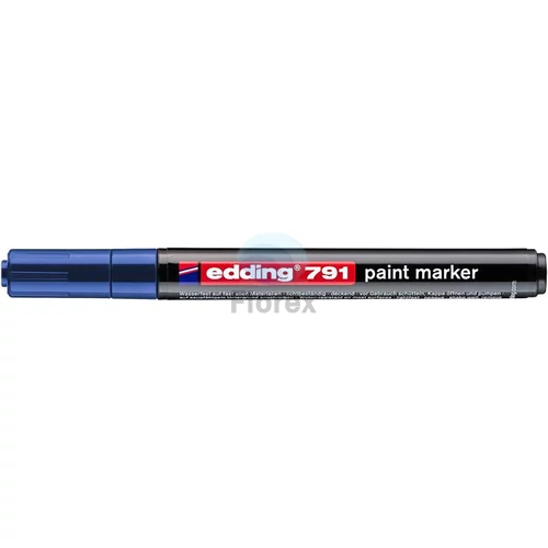 Lakkmarker, 1-2 mm, EDDING "791", kék