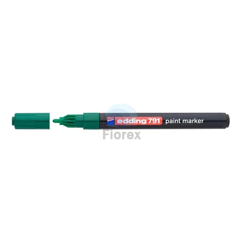 Lakkmarker, 1-2 mm, EDDING "791", zöld