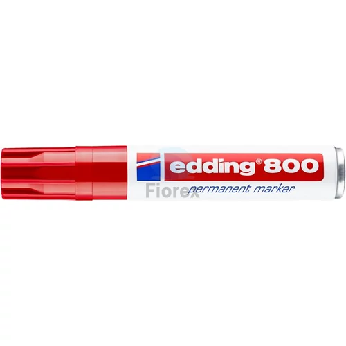 Alkoholos marker, 4-12 mm, vágott, EDDING "800", piros