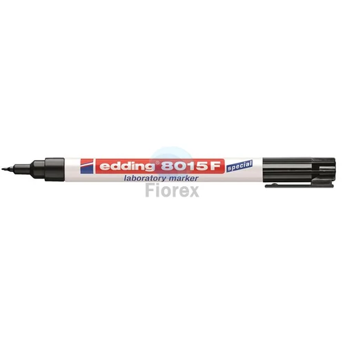 Laboratóriumi marker, 0,75 mm, kúpos, EDDING "8015", fekete