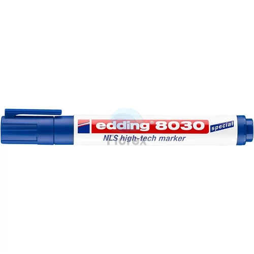 Alkoholos marker, 1,5-3 mm, kúpos, EDDING "8030 NLS", kék