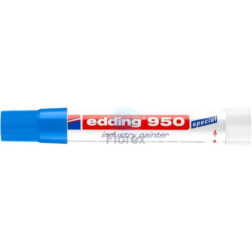 Jelölő marker, 10 mm, kúpos, EDDING "950", kék