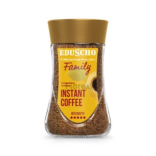 Instant kávé, 200 g, üveges, EDUSCHO "Family"