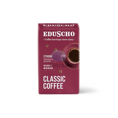 Kávé, pörkölt, őrölt, 250 g, EDUSCHO "Classic Strong"