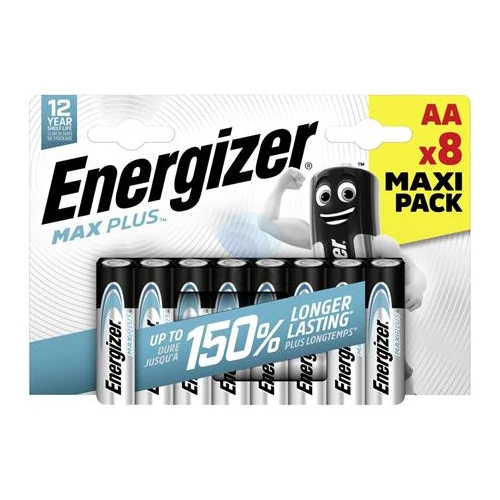Elem, AA ceruza, 8 db, ENERGIZER "Max Plus"