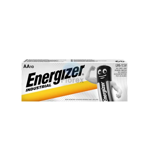 Elem AA ceruza, 10 db, ENERGIZER ""Alkaline Industrial"
